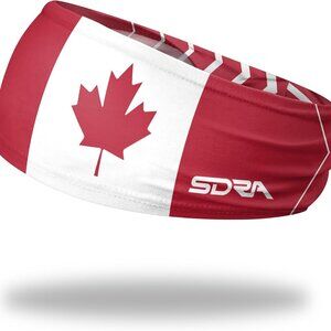 Country Flag Headbands Wide Non-Slip Fabric Sweatbands for Sports and Workout